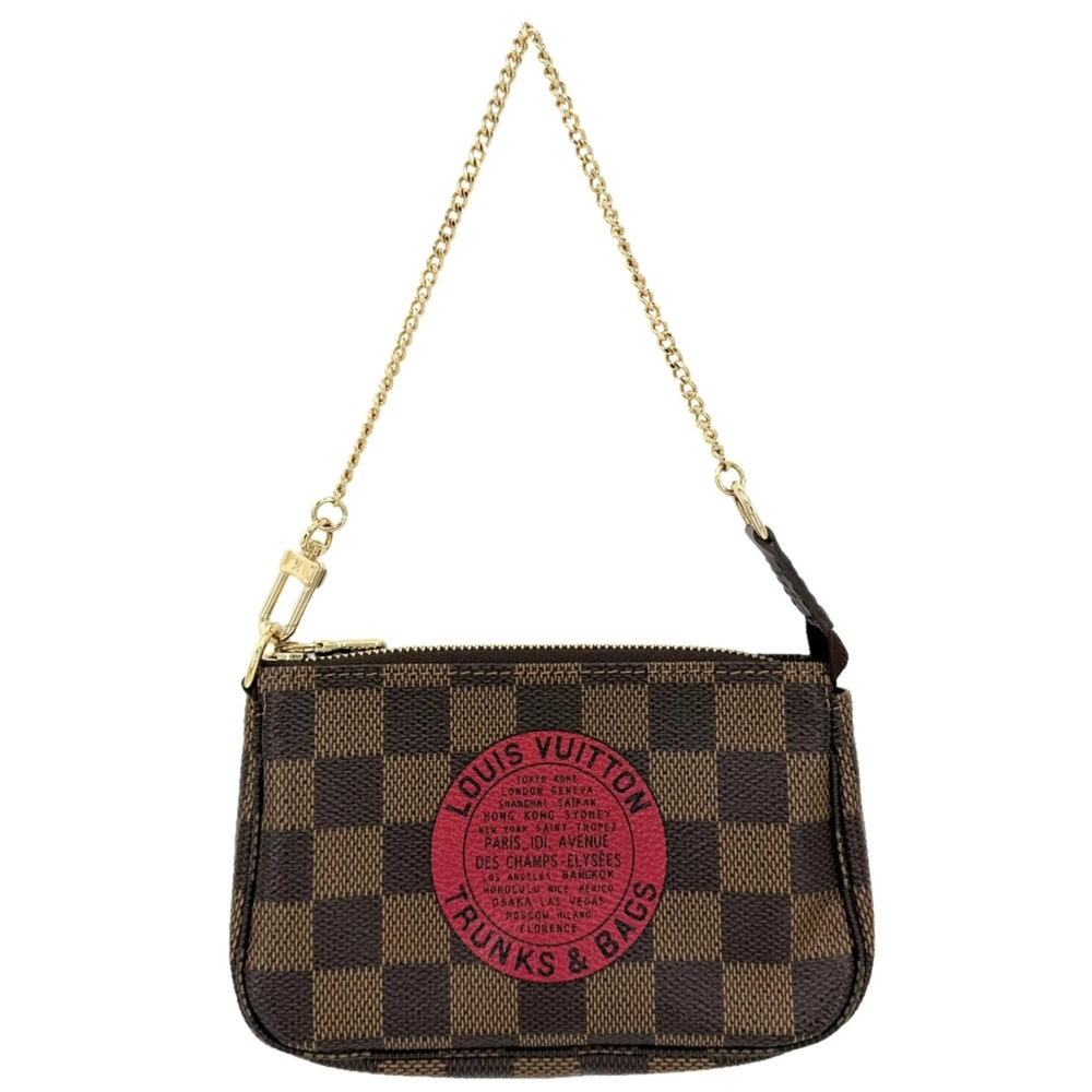LOUIS VUITTON Brown Damier Canvas Pochette Pouch